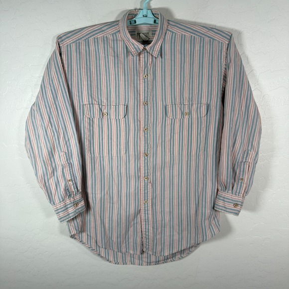 Banana Republic Other - Vintage Banana Republic Shirt Mens Small White Blue Safari Travel Striped *Spot